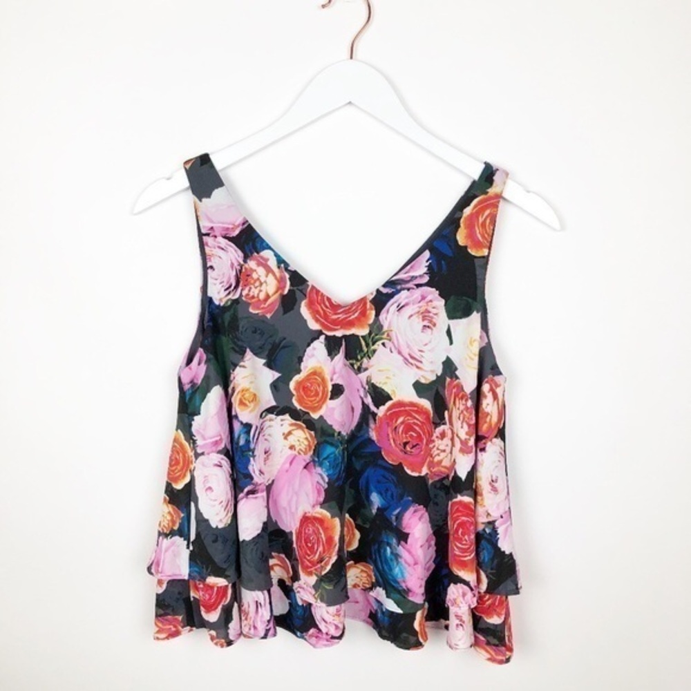 Metaphor Floral Flowy Tank Top Size XS